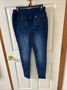 Seven7 Dark Blue Stretch Jeggings - Slim Rise